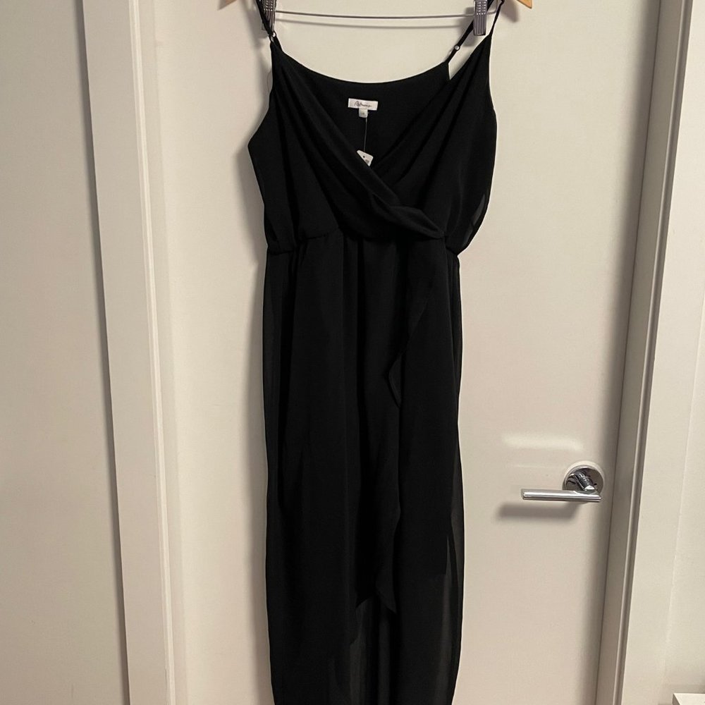 NWT RICKIS Black High Low Dress Size Large